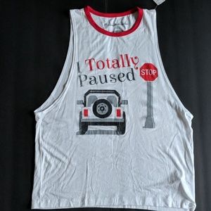 White Graphic Prince Peter Collection Tank